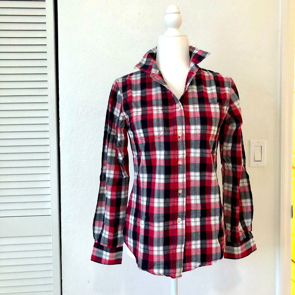 Jacks Girlfriend Checkered Tops